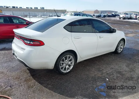 2013 Dodge Dart Rallye z USA, uszkodzony, nr VIN 1C3CDFBA0DD149263